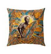 Surfing Harmony Outdoor Pillow Find Your Peace By The Waves - Beyond T-shirts